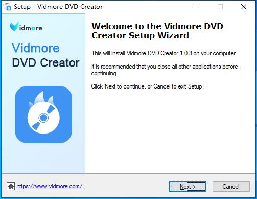 Vidmore DVD Creator电脑版安装教程2