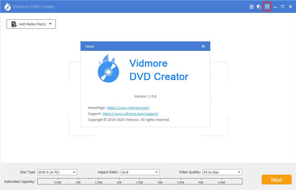 Vidmore DVD Creator电脑版安装教程8