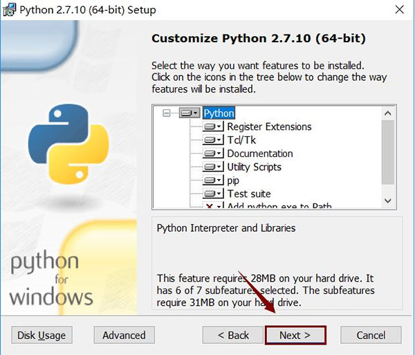 python2.7安装教程3