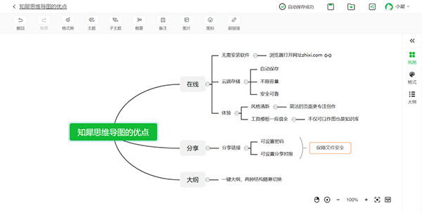 知犀思维导图电脑版怎么创建思维导图3