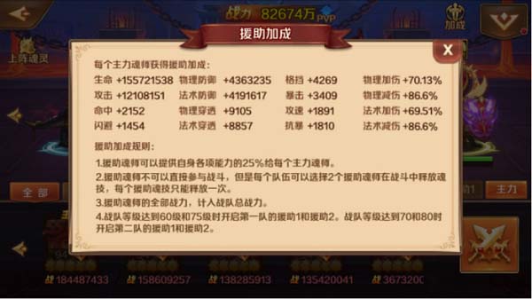 PVP加成6