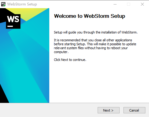 WebStorm 2020安装教程1