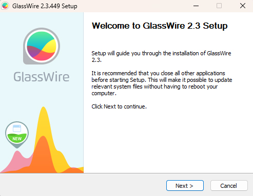 GlassWire破解版安装教程2