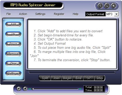 MP3 Audio Splitter Joiner电脑版下载软件介绍