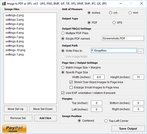 Image to PDF or XPS官方版下载软件介绍