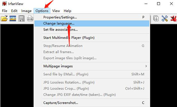 IrfanView汉化包怎么设置中文5