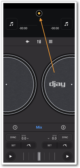 如何在 Android 版 djay 上分享录制的混音1