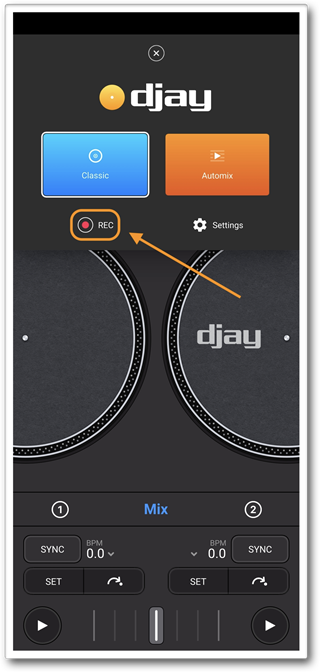 如何在 Android 版 djay 上分享录制的混音2