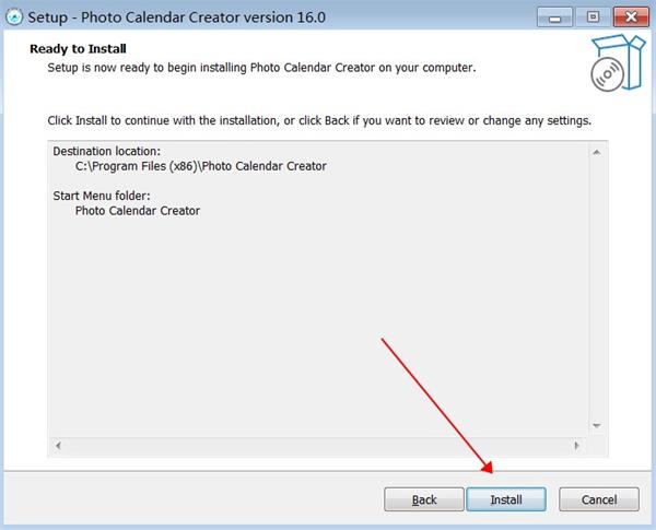 Photo Calendar Creator18安装教程4