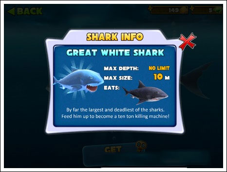 饥饿鲨进化鲨鱼种类推荐5