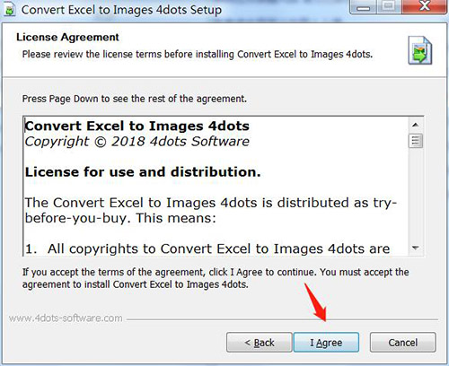Convert Excel to Images 4dots安装教程2