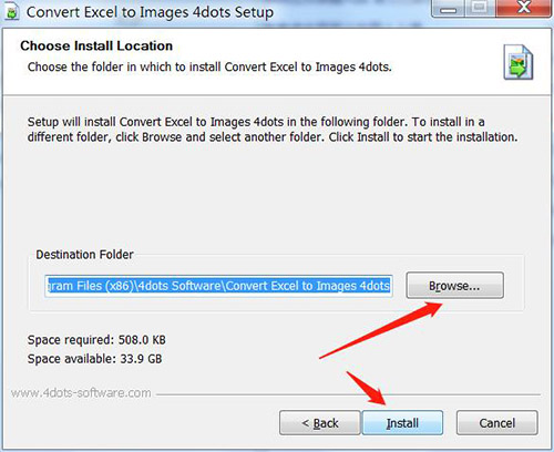 Convert Excel to Images 4dots安装教程3