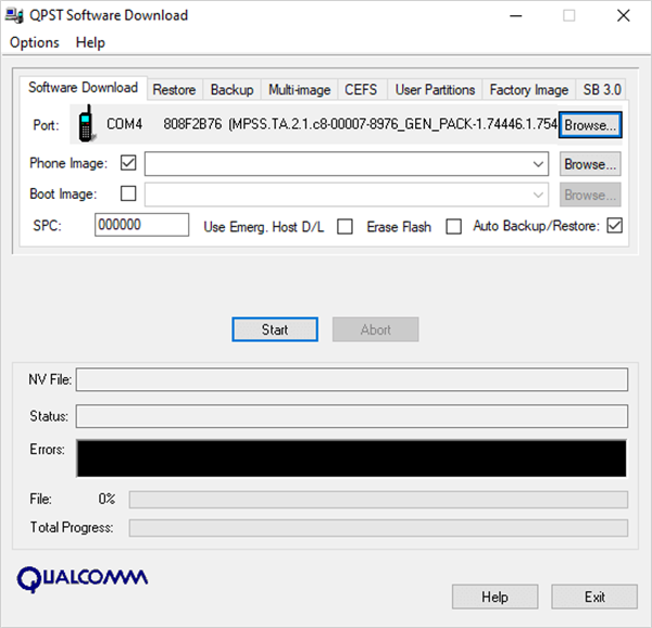 QPST高通刷机工具中文破解版 第1张图片